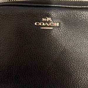 Black coach mini bag